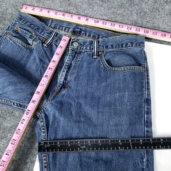 Levi's 514 Men's Jeans Slim straight-Droit Denim Blue size 34×32 - Picture 2 of 9